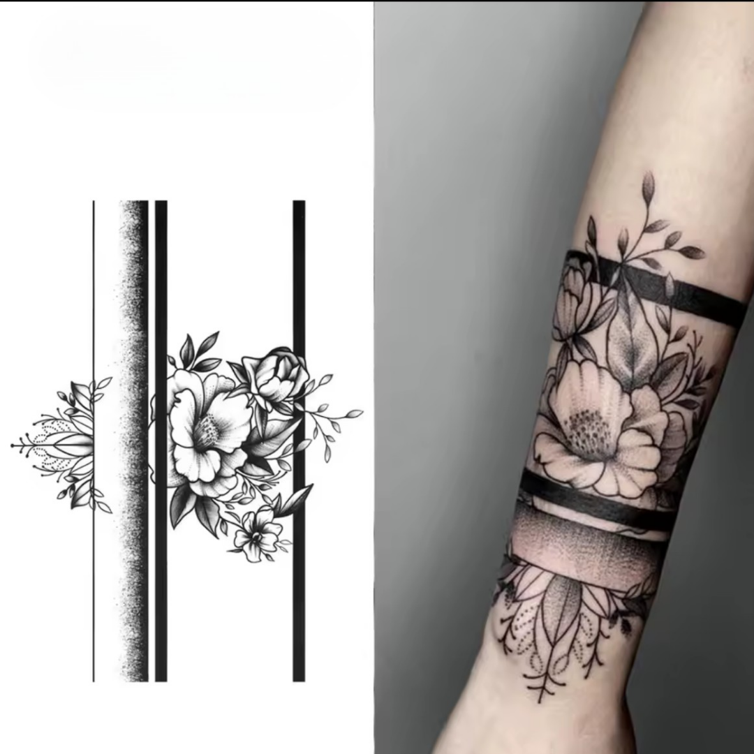 Blumen Tattoo