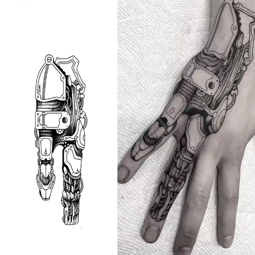 Roboter Hand Tattoo