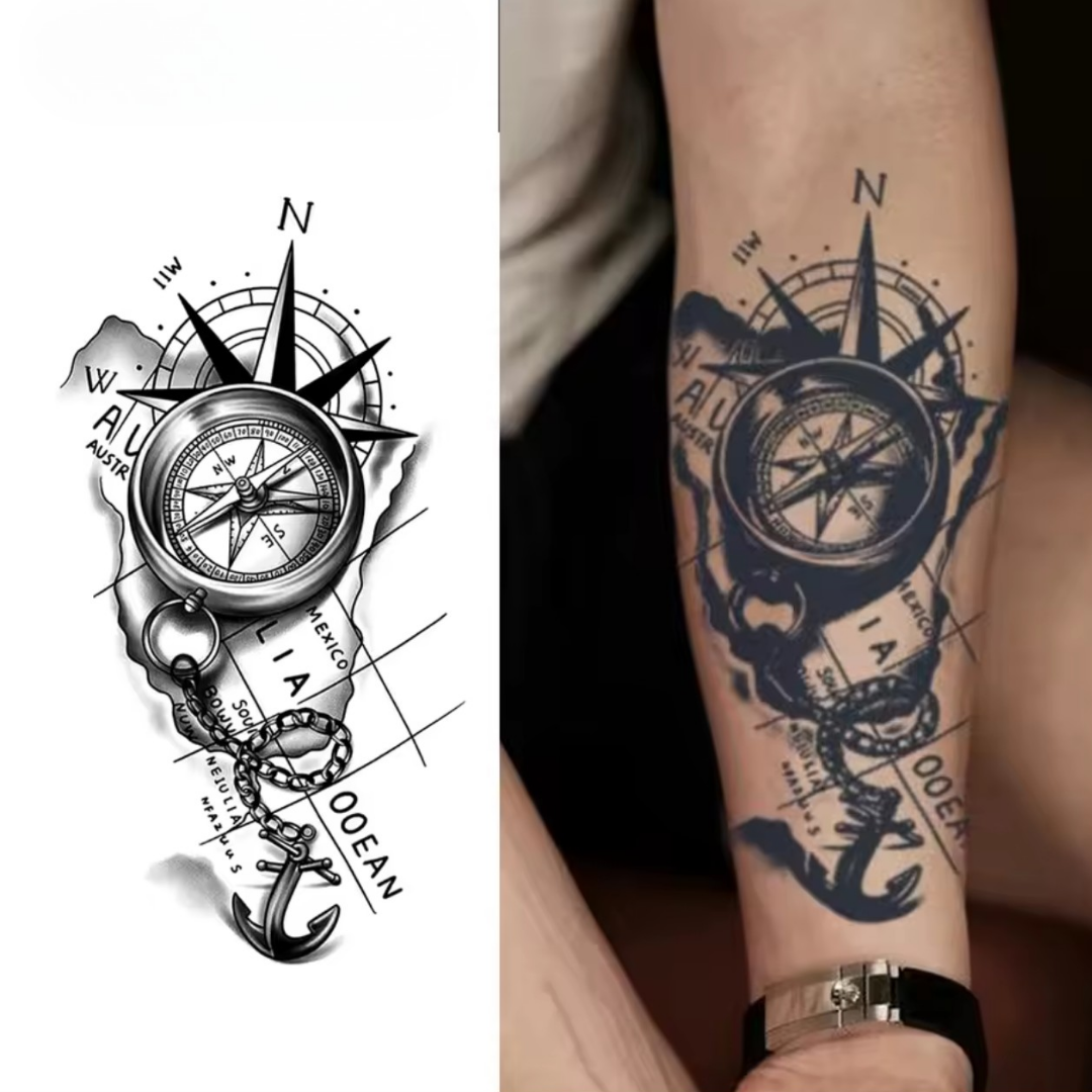 Kompass Tattoo