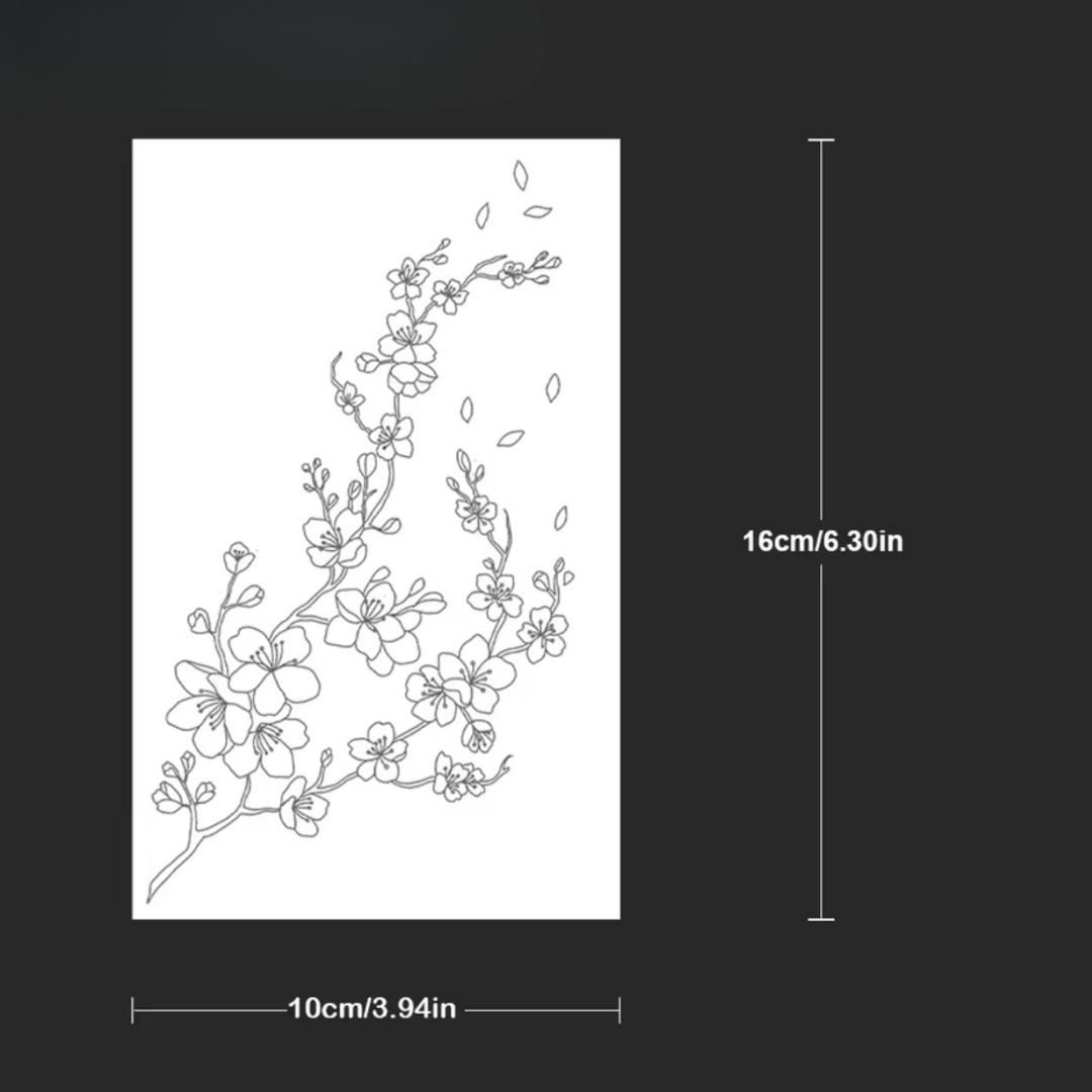 Blümchen tattoo - Inkari-shop