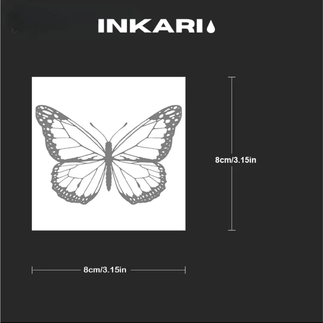 Schmetterling Tattoo - Inkari-shop