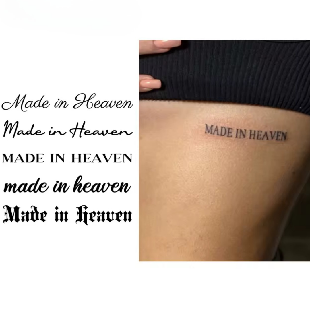 Made in Heaven - Tattoo Set (5 Stück)