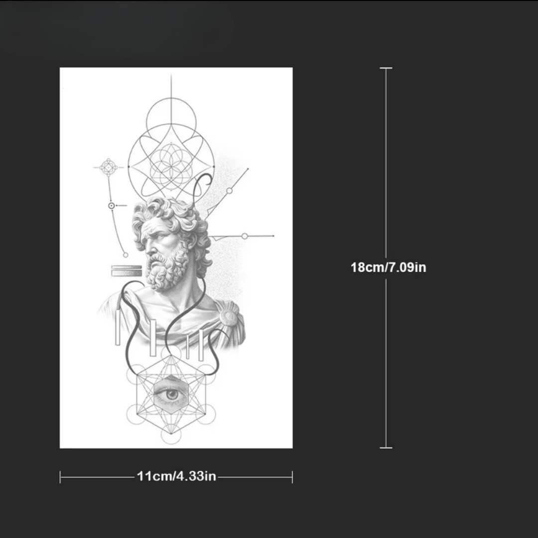 Griechischer Gott Tattoo