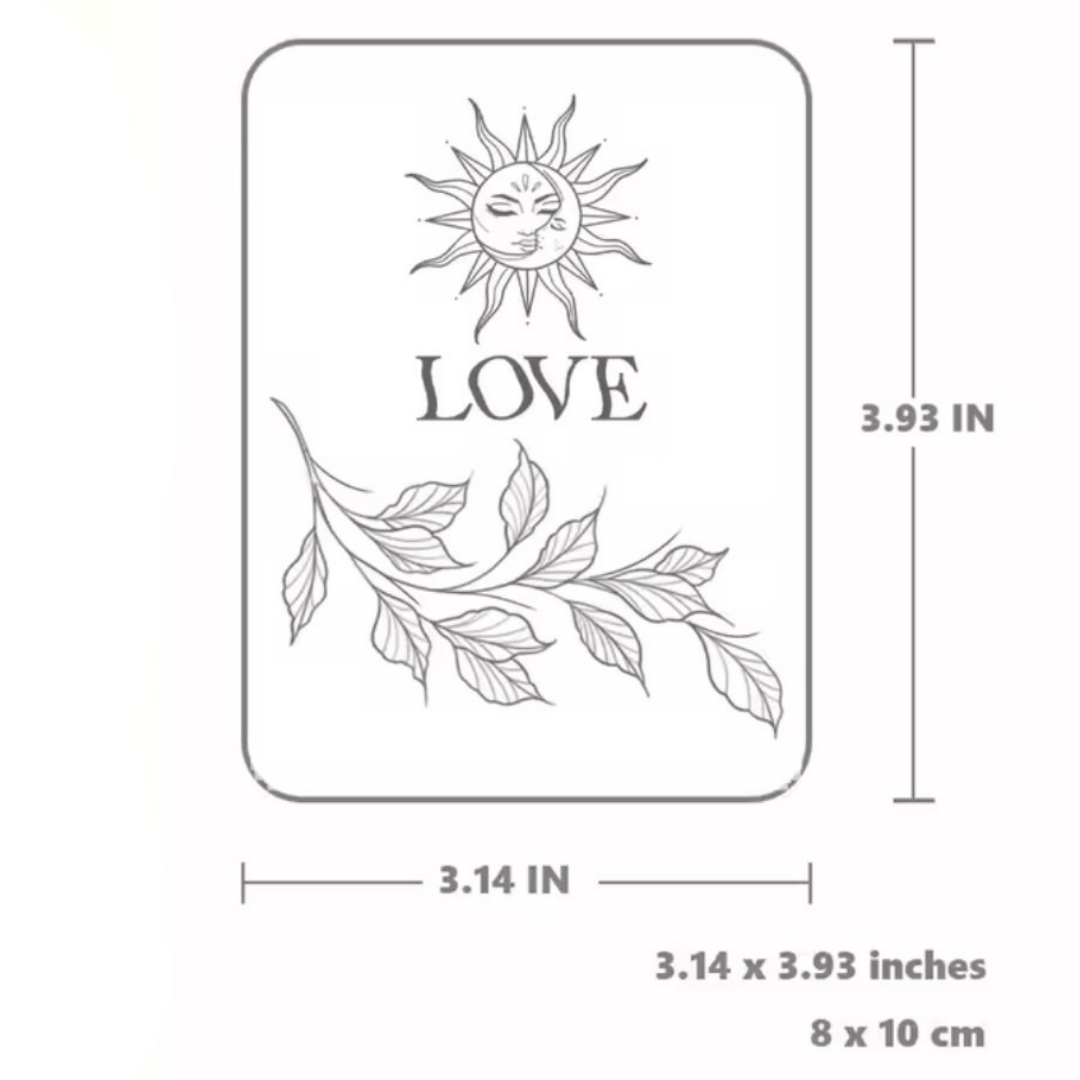 Sonne und Liebe Tattoo