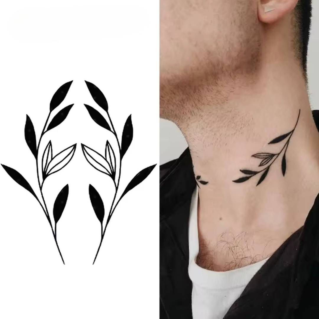Blätter Tattoo