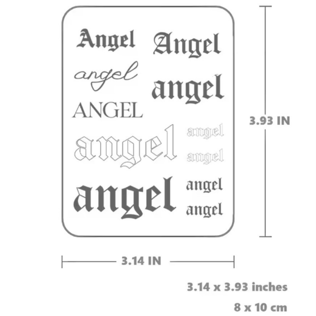 Angel Tattoo Set (11 Stück)
