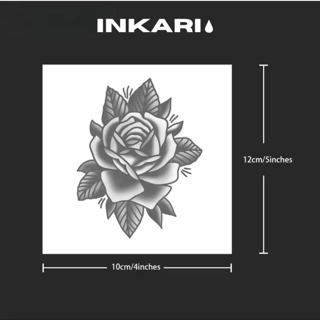 Rosen Hand Tattoo - Inkari-shop