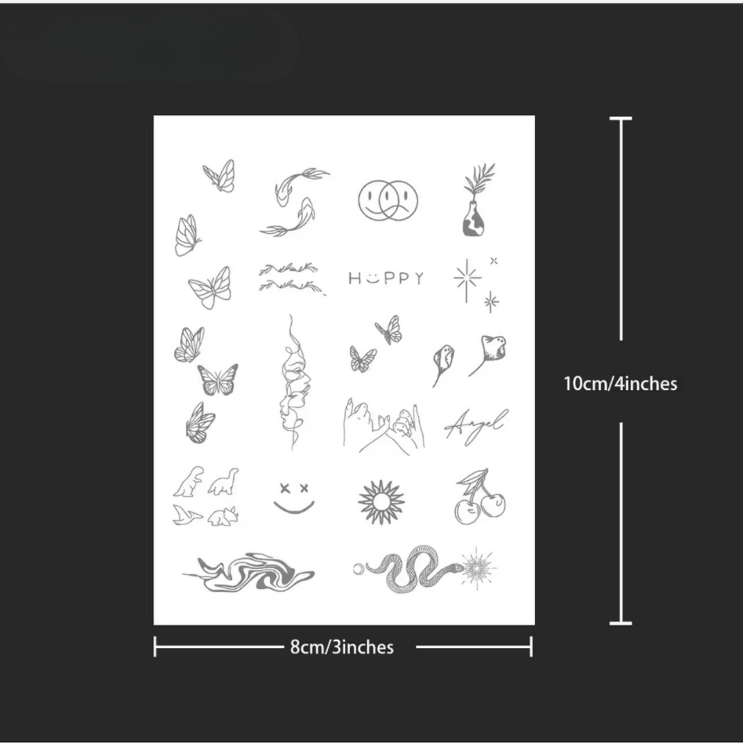 Mini Tattoo Set (19 Stück)