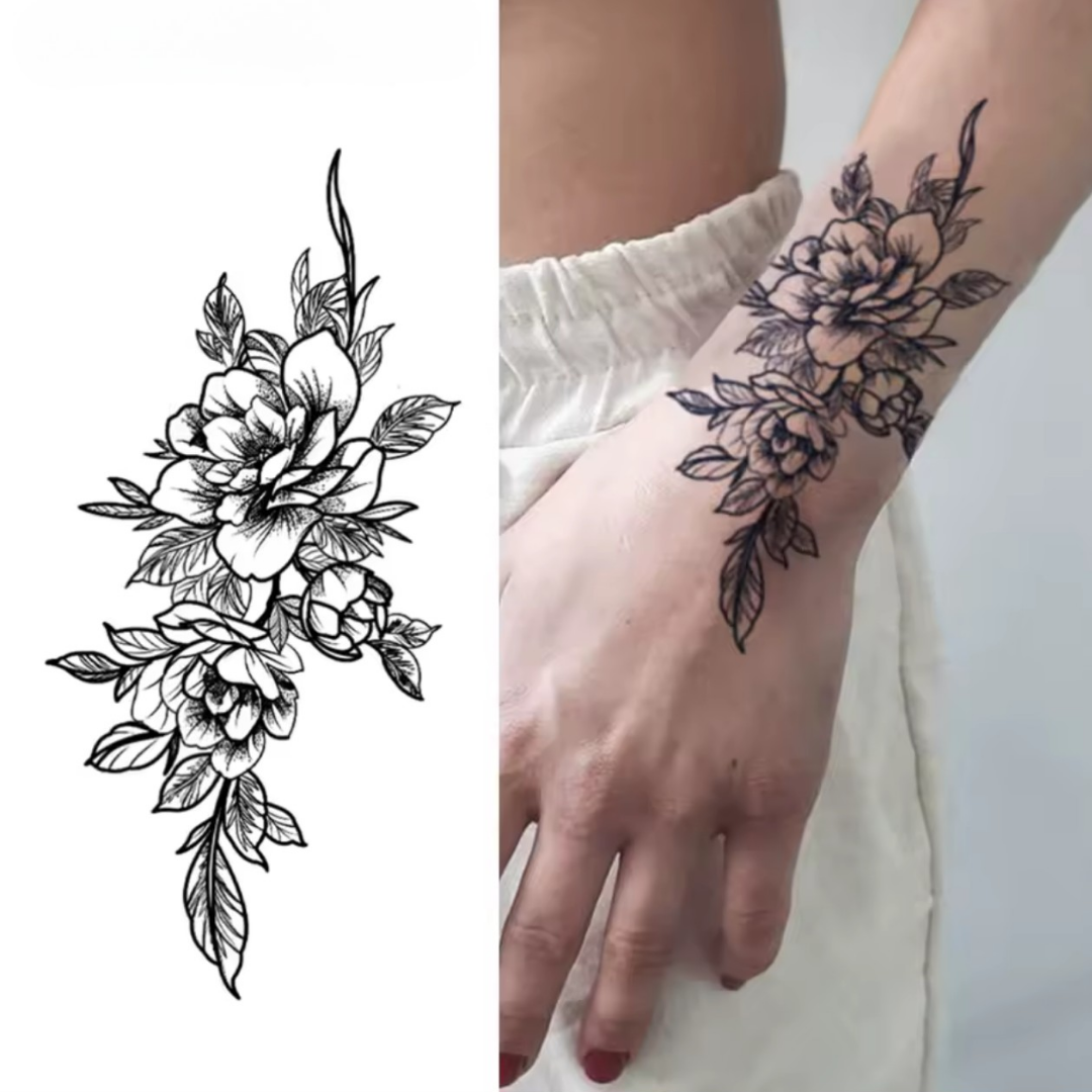 Blumen Tattoo - Inkari-shop