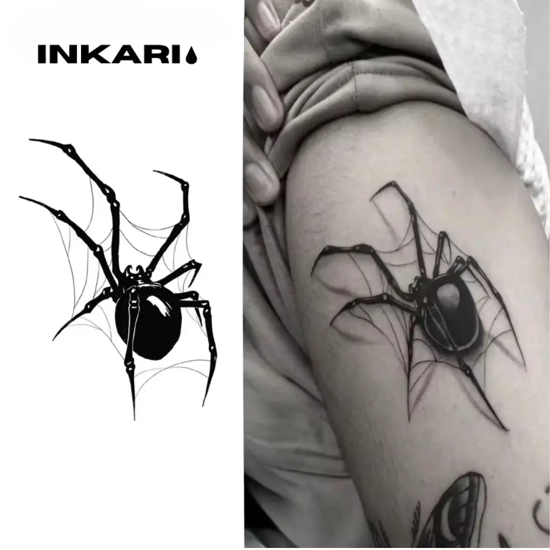 Spinnen Tattoo - Inkari-shop