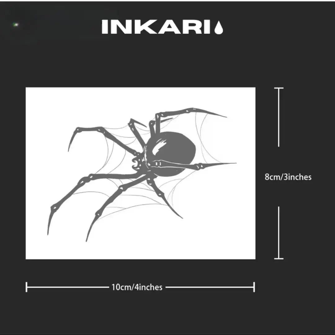 Spinnen Tattoo - Inkari-shop