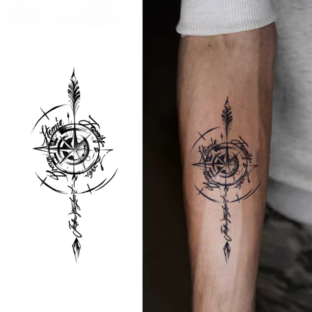 Kompass Tattoo - Inkari-shop