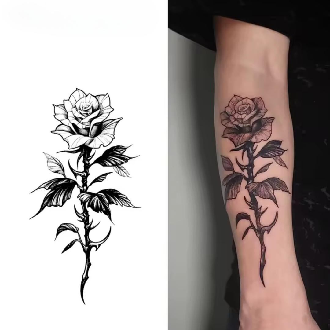 Großes Rosen Tattoo