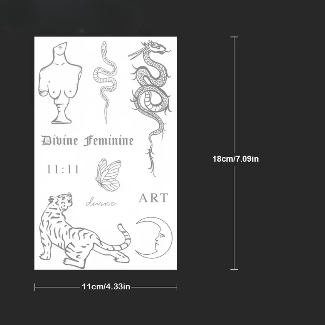 Tattoo Set klein - 13 Stück - Inkari-shop