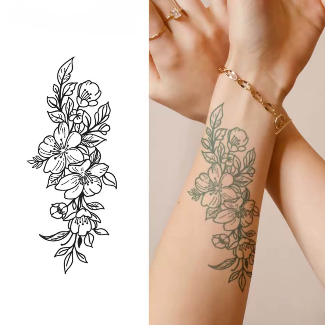 Blumenschlinge Tattoo