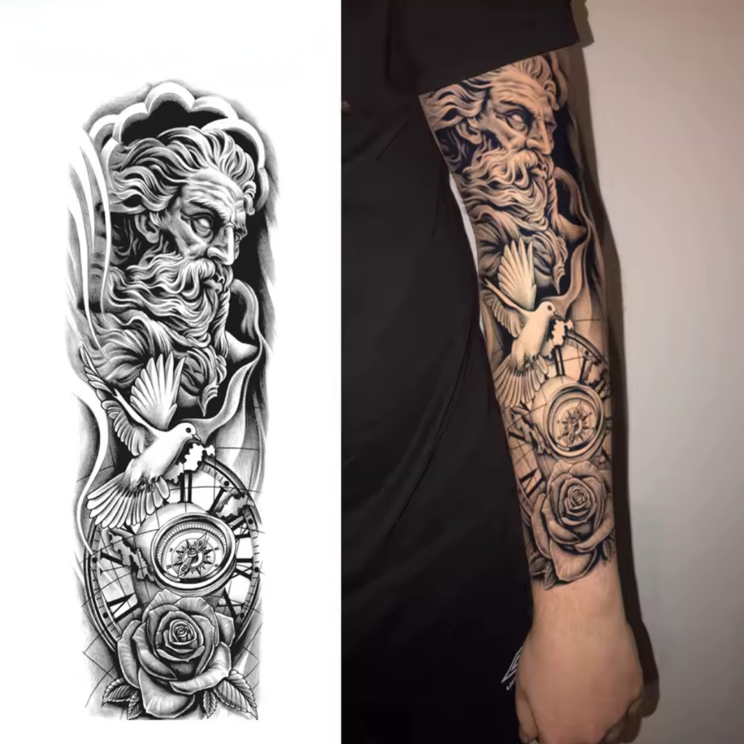 Griechischer Gott Tattoo Sleeve