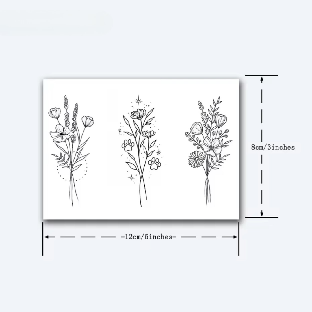 Mini Blumenstrauß Set (3 Stück) - Inkari-shop