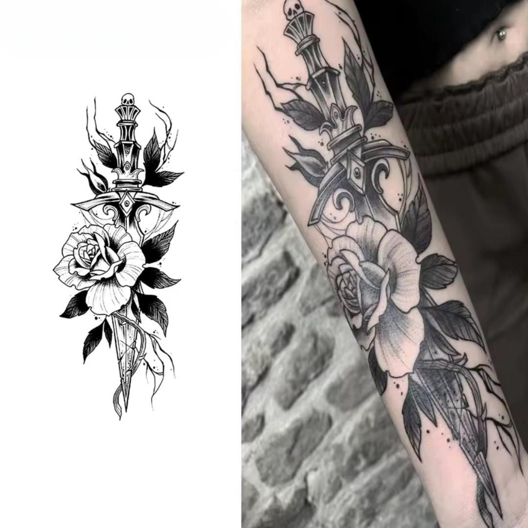 Rosenschwert Tattoo