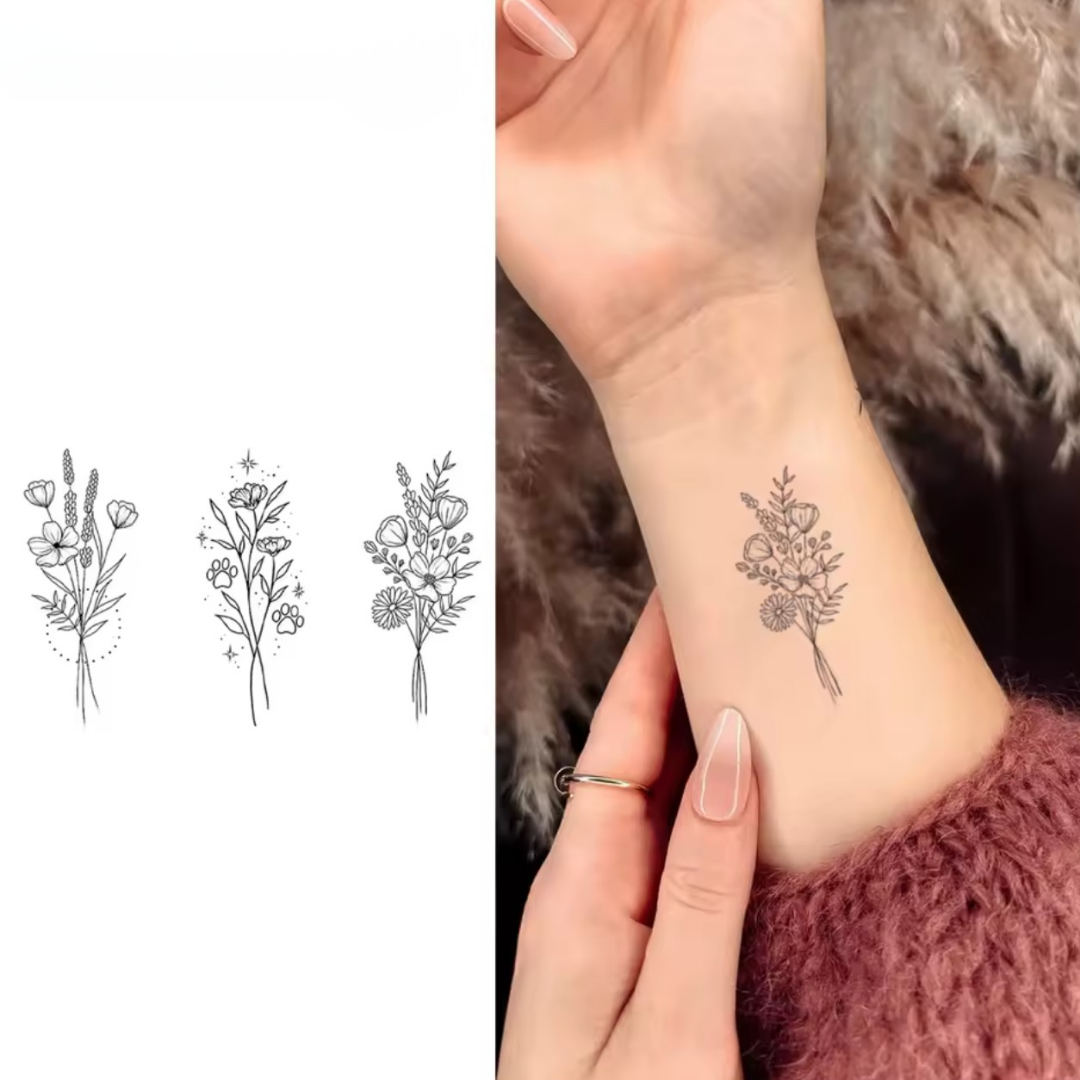 Mini Blumenstrauß Set (3 Stück) - Inkari-shop