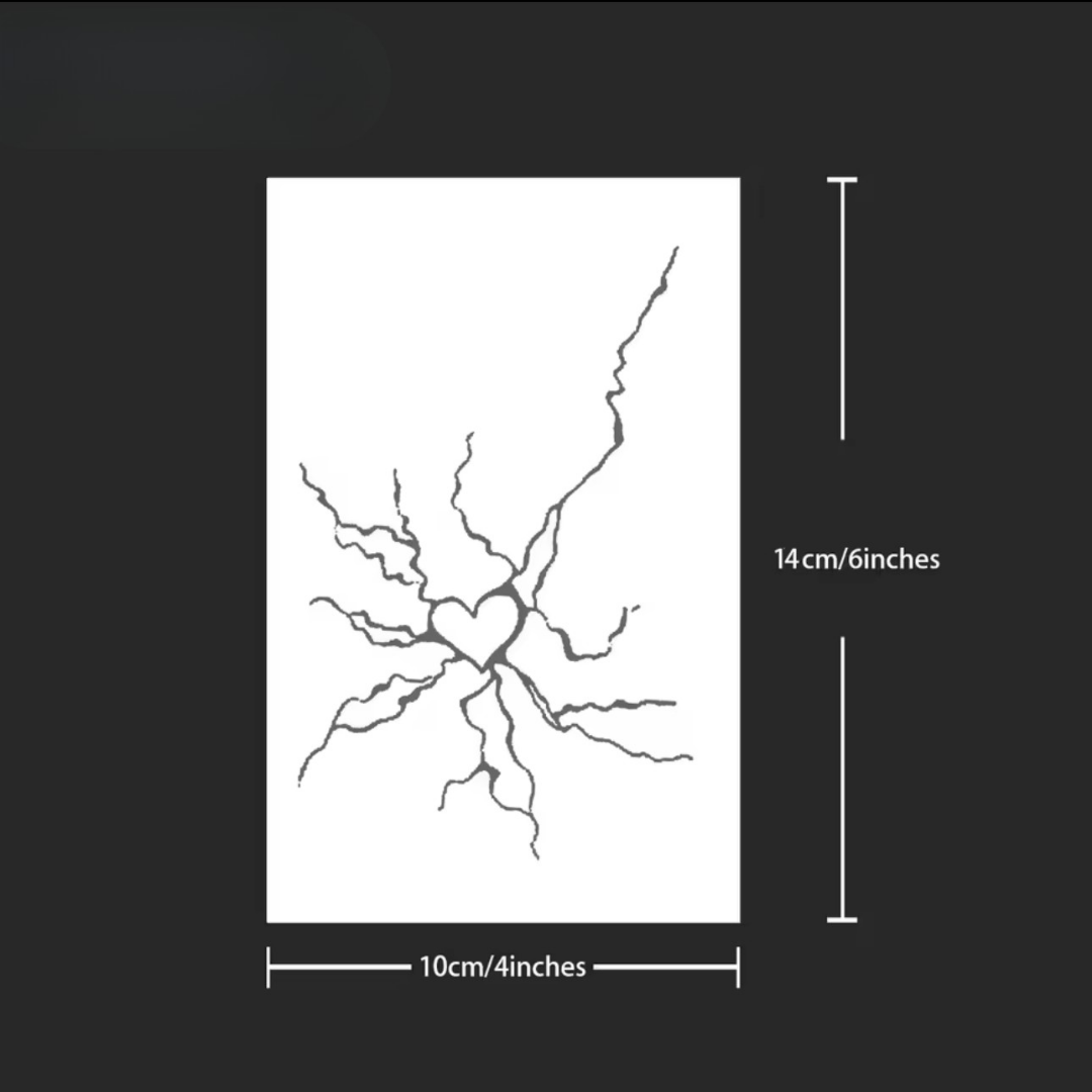 Herz mir Rissen tattoo