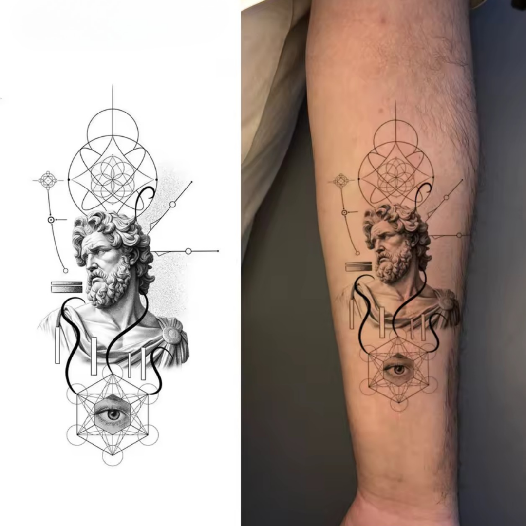 Griechischer Gott Tattoo