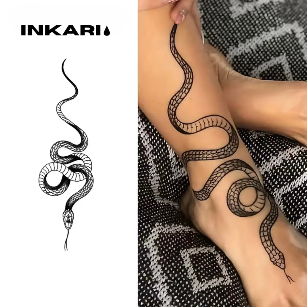 Schlangen Tattoo - Inkari-shop