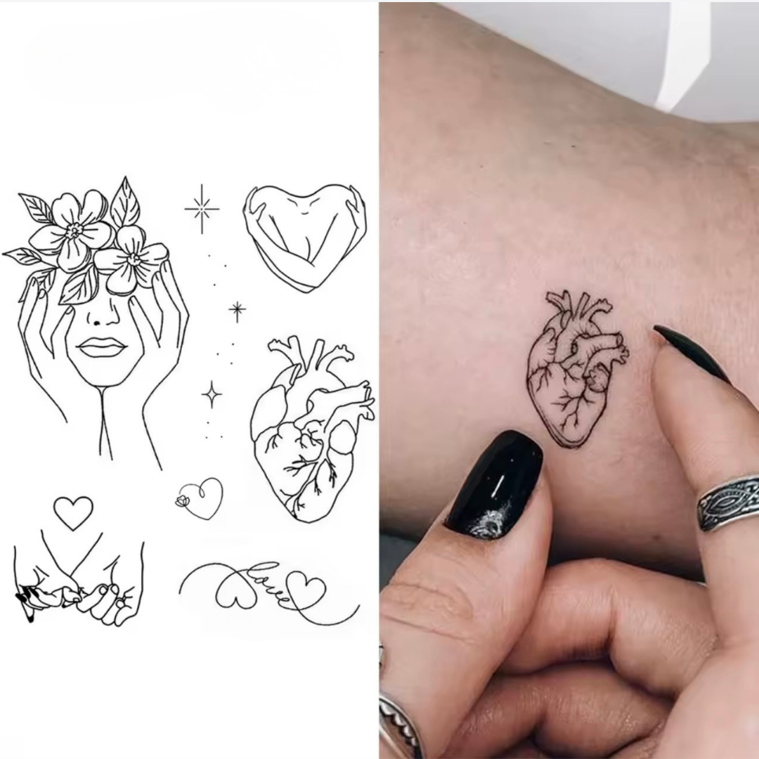 Mini Tattoo Set (6 Stück)