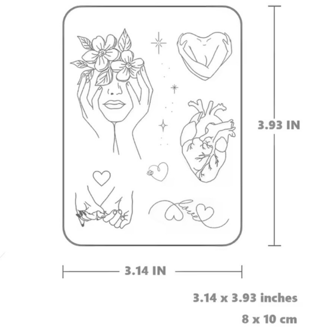 Mini Tattoo Set (6 Stück)