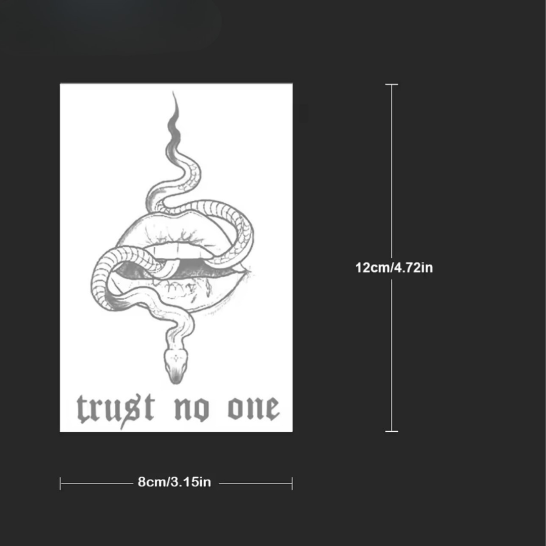 Trust no one Tattoo