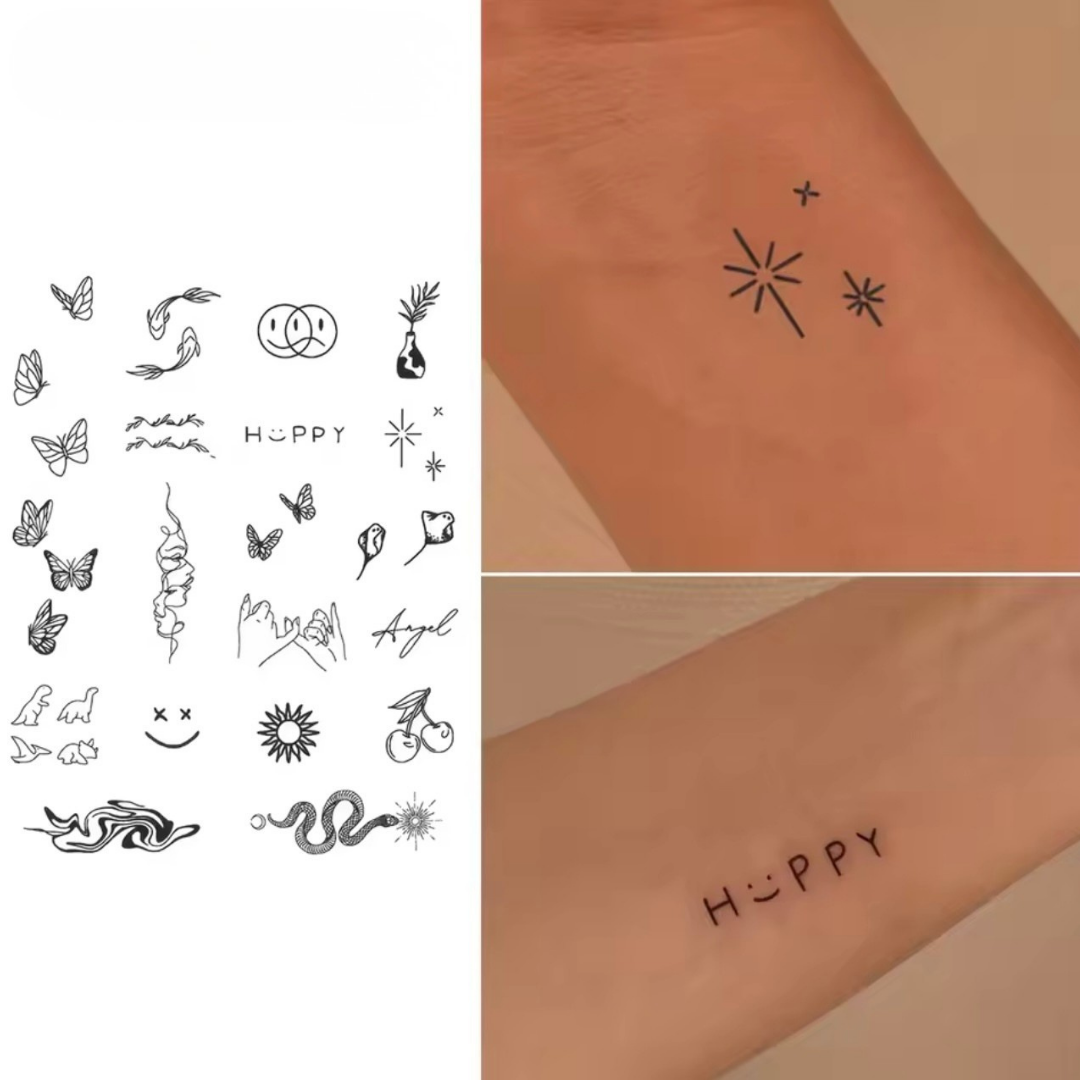 Mini Tattoo Set (19 Stück)