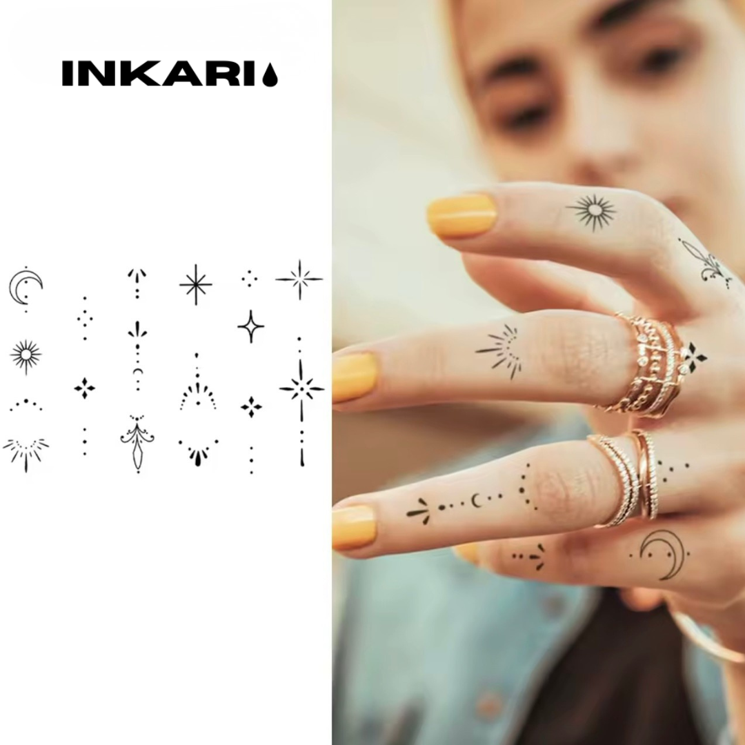Mini Hände Tattoo Set (16 Stück) - Inkari-shop