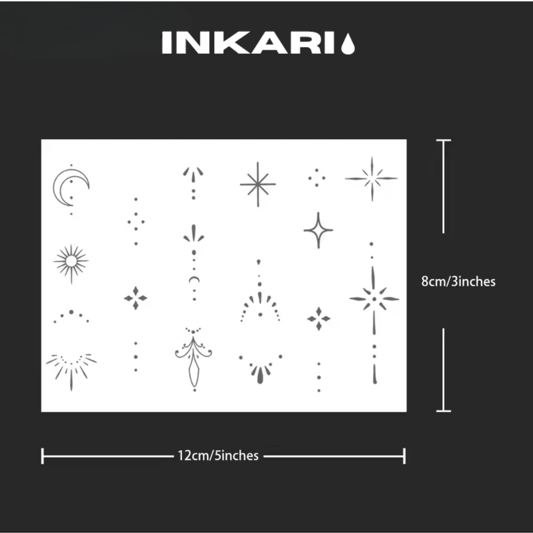 Mini Hände Tattoo Set (16 Stück) - Inkari-shop