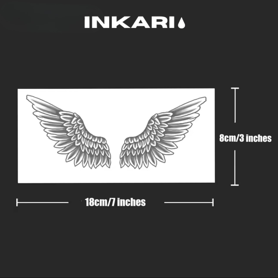 Flügel Nacken tattoo - Inkari-shop