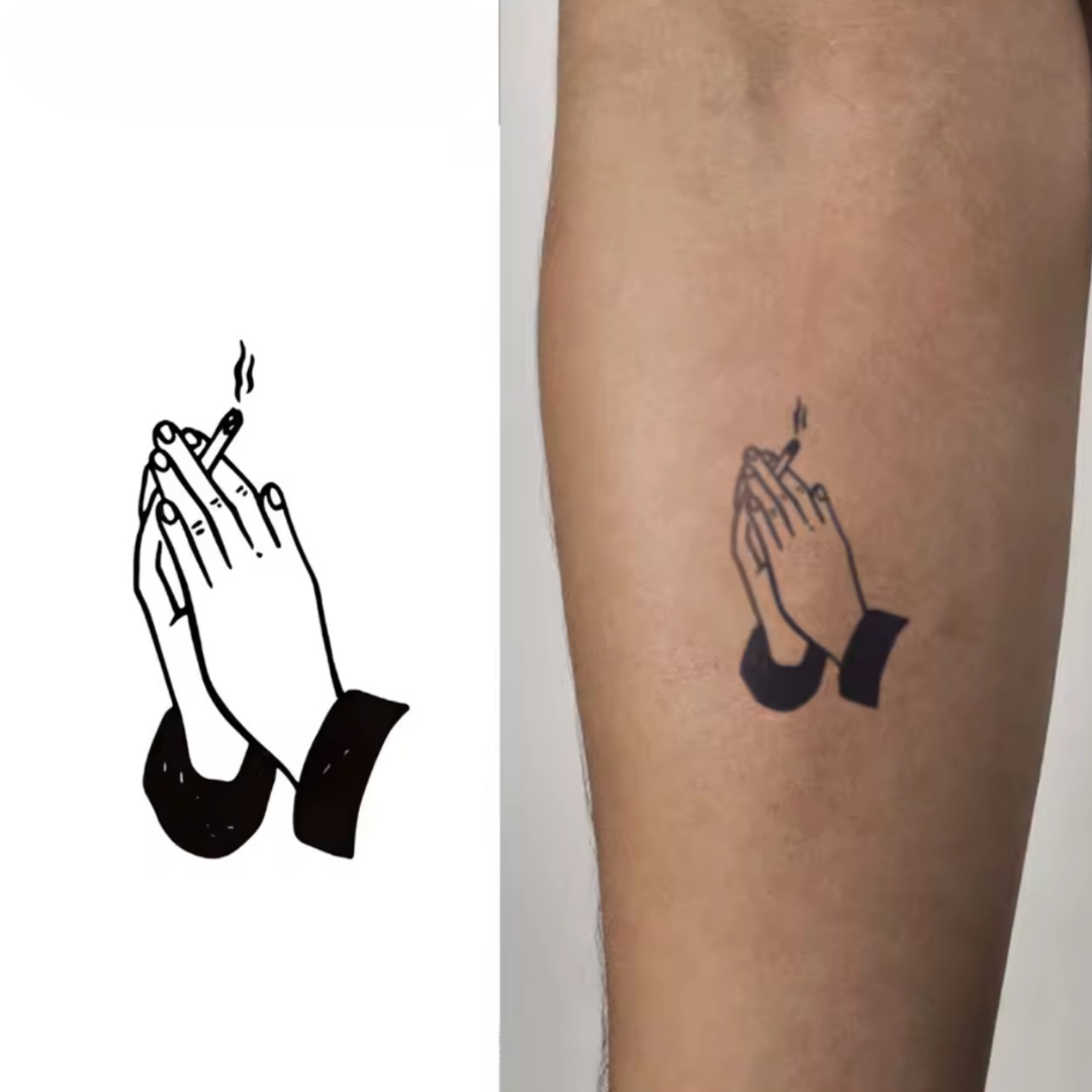 Betende Hände Tattoo