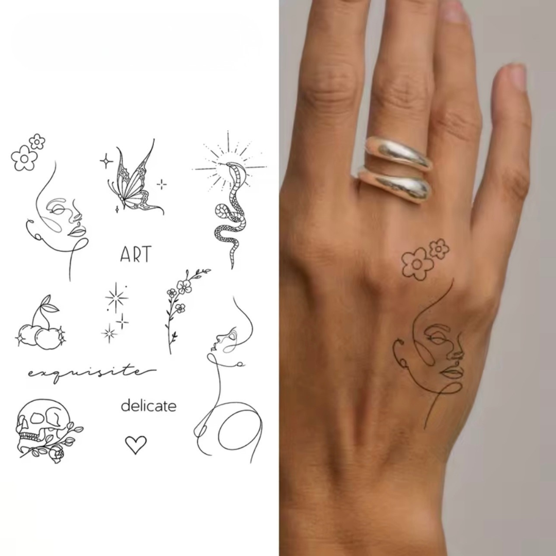 Tattoo Set klein - 13 Stück - Inkari-shop